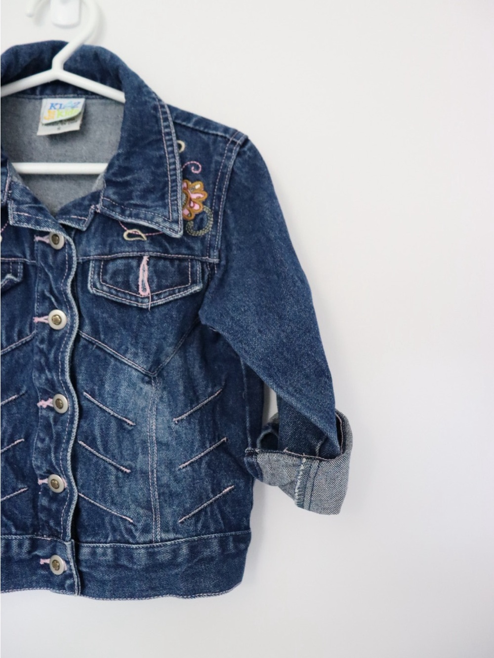 Kloz 4 kids denim jacket size 5 100% cotton